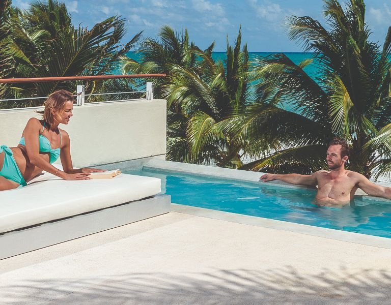 Beach front casita  Blue Diamond Luxury Boutique Hotel Riviera Maya